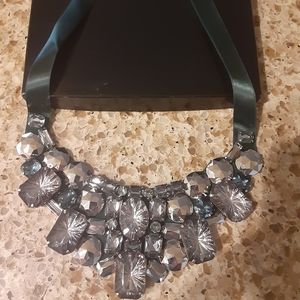 Joan Rivers bib statement green necklace new stunn